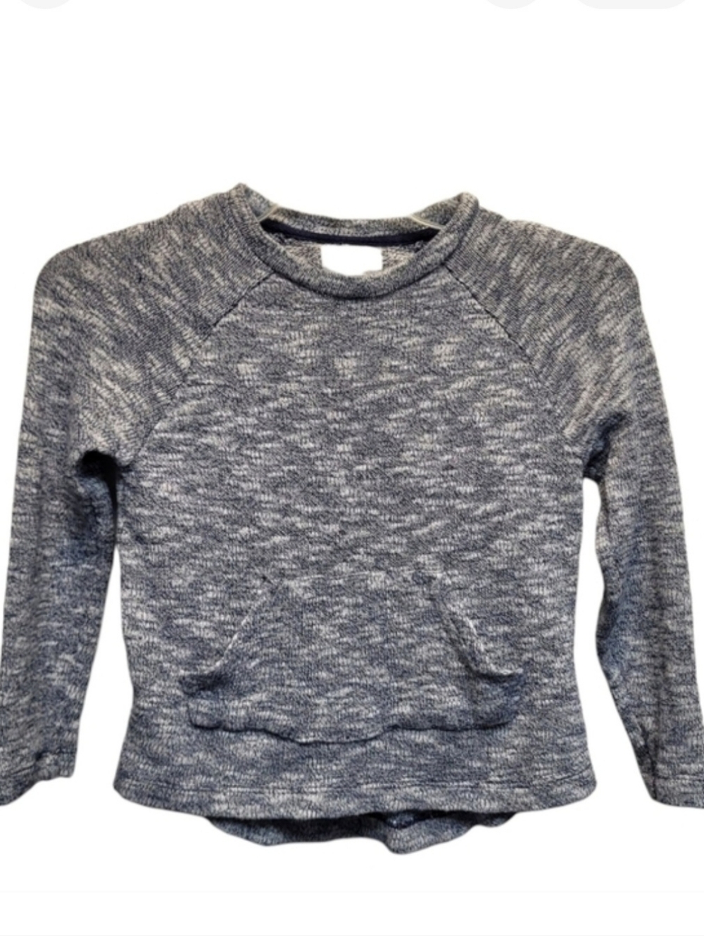 Kids Old Navy Textured Knit Sweater - Blue and White Size S